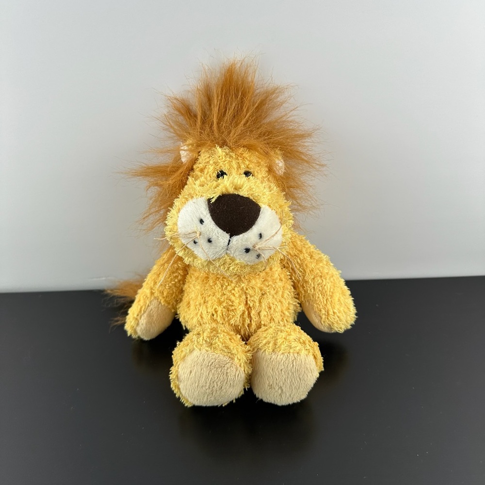 Ganz Rare Roary Yellow Lion 12” H9131 Brown Hair Plush Stuffed Animal